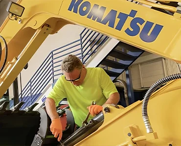 تعمیر بیل مکانیکی کوماتسو - آسیا ماشین