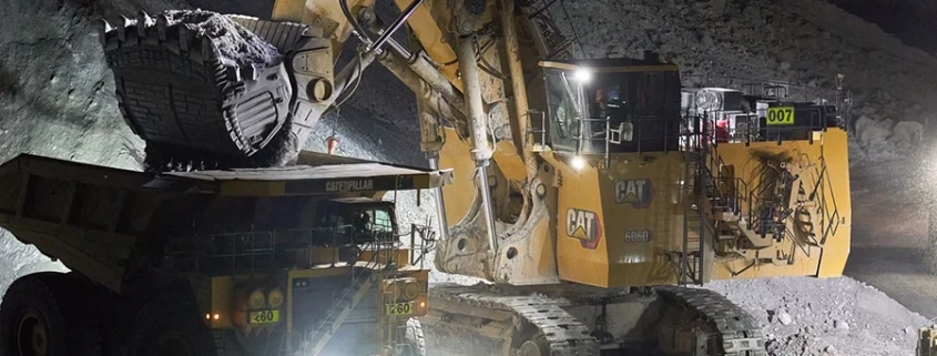 آشنایی با بیل مکانیکی کاترپیلار 6060