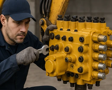 تعمیر شیر کنترل بیل مکانیکی