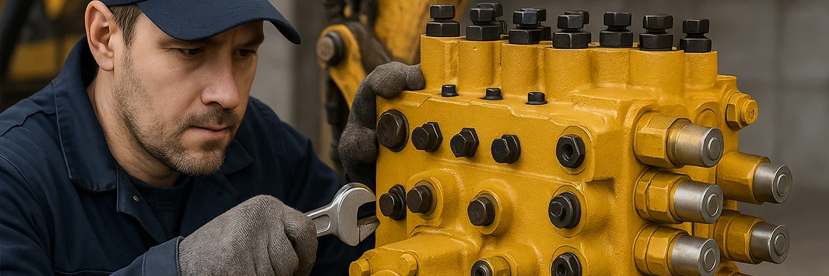 تعمیر شیر کنترل بیل مکانیکی